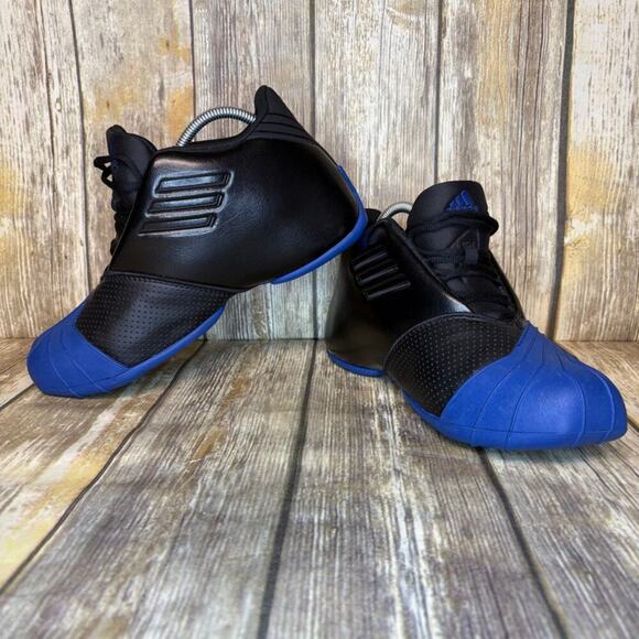 adidas Other - adidas Tracy McGrady T-Mac 1 Basketball Shoes Black/Blue Mens Sz 8
